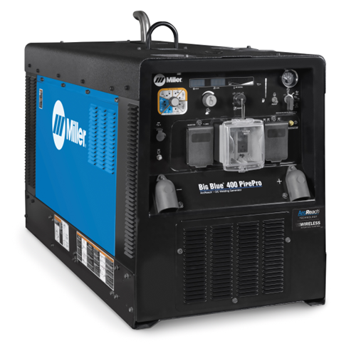 Miller Big Blue 400 PipePro (Mitsubishi) Blue Engine-Driven Welder w/ Wireless Interface Control #907805001